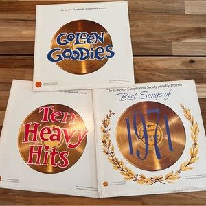 Lot of 3 Records Vinyl 12" LP 100  The Longines Symphonette Society